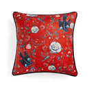 GobekUsa Circus Retro Throw Pillow Cover with Tassels 45x45 Eclectic Home Decor