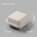 GobekUsa Biodegradable Dessert Box Set: 5Pcs Microwave Disposable Food Container