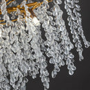 GobekUsa Gold Crystal Grapes Chandelier for Dining Living Room Bedroom