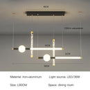 GobekUsa Black Gold Pendant Lamp | Modern Indoor Light for Dining Room & Kitchen