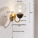 GobekUsa Japanese Style LED Wall Lights 4W for Home Bathroom Bedroom Mirror Lighting