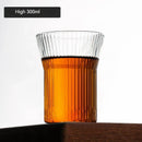 GobekUsa Japanese Walnut Tea Cup Set - High-Grade Glass Coffee & Flower Tea Cups