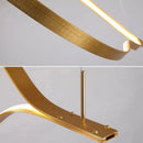 GobekUsa Lip Shaped Chandelier: LED Lighting for Exhibition Hall, Living Room, Restaurant & Clothing Store