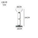 GobekUsa Heavy Glass LED Floor Lamp: Modern Nordic Light for Living Room and Bedroom