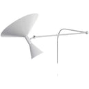 GobekUsa Adjustable Long Arm Wall Lamp for Reading, Bedroom, LED Minimalist Swing Lighting