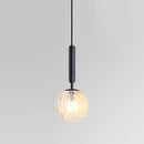 GobekUsa Glass Ball Pendant Lamp LED Hanging Light for Minimalist Living Room