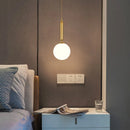 GobekUsa Glass Ball LED Chandelier - Minimalist Nordic Art for Home, Restaurant, Bar & Bedroom