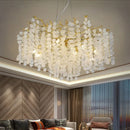 GobekUsa Gold Money Tree Crystal Chandelier for Bedroom Living Dining Room Luxury Lighting