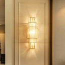 GobekUsa Glass Crystal Wall Lamp Modern Minimalist Luxury Indoor Lighting