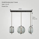 GobekUsa Glass Chandelier Knot Pendant Lamp for Bedroom Kitchen Dining Room