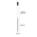 GobekUsa Black Slim 50cm 60cm LED Pendant Lamp for Restaurant Bar, Nordic Minimalist Style