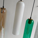 GobekUsa Green Glass Nordic Pendant Light E27 Suspension Fixture for Living and Bedroom
