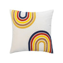 GobekUsa Abstract Embroidery Cushion Cover 45*45 Soft Velvet Pillowcase for Sofa Home