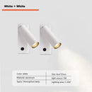 GobekUsa LED Wall Light: Modern Rotation Headboard Reading Lights for Bedroom, Living Room