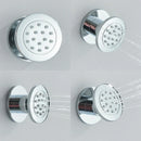 GobekUsa Brass Body Round Shower SPA Jets for Luxurious Bathroom Massage Experience