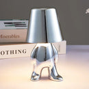 GobekUsa Little Golden Man Table Lamp - Art Decor Night Light for Living Room and Children's Room