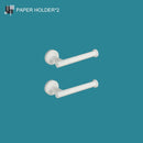 GobekUsa Bathroom Accessory Set: Towel Rack, Toilet Brush, Paper Holder, Toothbrush Holder, Soap Tray