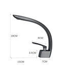GobekUsa Grey/Black Wash Basin Faucet Single Handle Mixer Tap Hot Cold Waterfall Brushed Gold