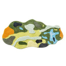 GobekUsa Luxe 3D Hand Tufted Moss Carpet - Children's Room Irregular Rug