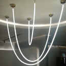 GobekUsa LED Chandelier: 360-degree Silicone Pendant Light for Home, Restaurant, Office, Hotel