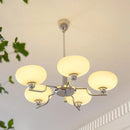 GobekUsa Bauhaus Medieval Chandelier for Living Room, LED Hanging Lamp