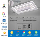 GobekUsa LED Bladeless Ceiling Fan Dimmable Remote Modern Indoor Lightingusc