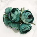GobekUsa Blue Flower Stamen Berries Bundle for DIY Wedding Cake Decor
