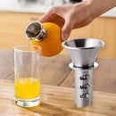 GobekUsa Lemon Squeezer Juicer Pourer for Citrus Fruits - Stainless Steel, Manual Fruit Tool