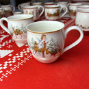 GobekUsa Christmas Dinnerware Set: Plates, Tray, Mugs, Bowls, and Dishes
