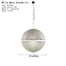 GobekUsa Designer Moon Pendant Chandelier High-end LED Lighting for Living Room Bedroom