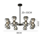 GobekUsa LED Pendant Chandelier: Stylish Ceiling Lamp for Bedroom, Living Room Decor