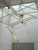 GobekUsa Glass Cone Chandelier: Height Adjustable Luxury Art Indoor Pendant Lamp