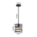 GobekUsa Industrial Black Mini Pendant Light for Dining Room, Bar, and Clothing Store