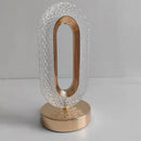 GobekUsa Crystal Bedroom Table Lamp: Romantic LED Atmosphere, Creative Design