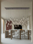 GobekUsa Brass Crystal Ceiling Pendant Light Luxury Large Home Decor Fixture