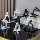GobekUsa Abstract Figures Ornament Sculpture for Home Office Decor