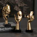 GobekUsa Abstract Figurines Office Desk Decoration Modern Art Figurine Statue Home Decor