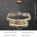 GobekUsa LED Flower Design Ceiling Chandelier for Modern Living Room Bedroom Dining Area