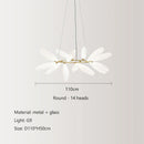 GobekUsa Elegant Glass LED Pendant Light for Living, Dining, Bedroom, Bar - Nordic Minimalist Design