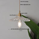 GobekUsa Glass & Wood LED Pendant Lights for Home Decor & Restaurant Lighting