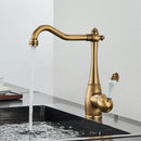 GobekUsa Brass Basin Waterfall Faucet Mixer Tap for Kitchen & Bathroom, Hot&Cold Mixer