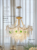 GobekUsa Crystal Chandelier: Elegant Retro Lighting for Bedroom, Dining, Living Room & Cloakroom