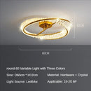 GobekUsa Crystal Ring Ceiling Lamp - Modern Luxury LED Chandelier for Master Bedroom & Living Room
