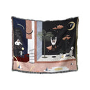 GobekUsa Knit Sofa Blanket: Modern Nordic Design Throw Blanket
