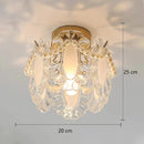 GobekUsa Glass Shade Ceiling Light - Modern Minimalist Balcony Decor