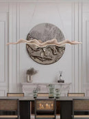 GobekUsa Leaf Pendant Lights: Dimmable RC Hanging Lamp for Indoor Decor Lighting