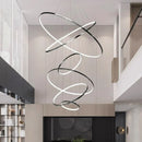 Nordic Acrylic Iron LED Pendant Light Chandelier