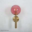 GobekUsa Glass Ball LED Wall Lamp Modern Bedroom Beside Light Fixture