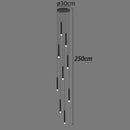GobekUsa LED Staircase Chandeliers: Modern Pendant Light Lamps for Living Room Decor