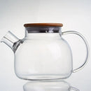 GobekUsa Glass Teapot with Infuser for Tea Brewing - 1000ml Heat Resistant Water Pot